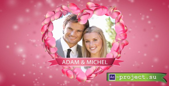 Videohive Heart of petals - Wedding opener - Projects for After Effects