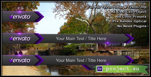 VideoHive Corporate Lower Third - Project for After Effects 