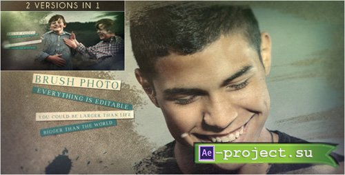 Videohive Brush Photo - Project for After Effects