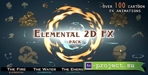 Videohive Elemental 2D FX pack - Motion Graphics +ae