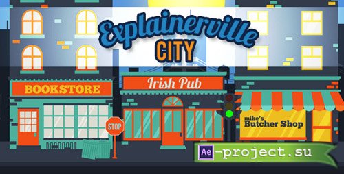Videohive Explainerville Cityy - Special Events - Project for After Effects 