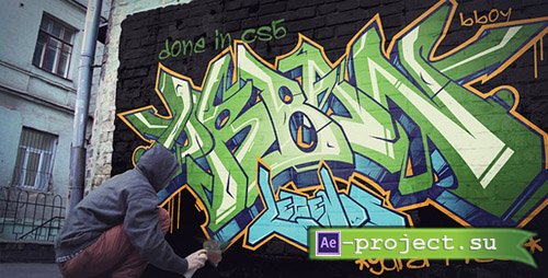 Videohive Spray Your Graffiti - Project for After Effects