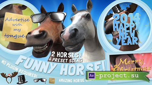 Videohive Funny Horse Opener - Project for After Effects