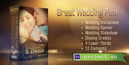 Videohive: Wedding Pack - Lovely Memories - Project for After Effects