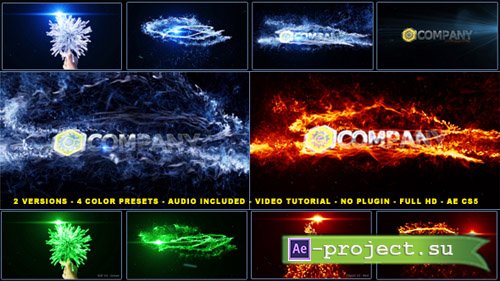Videohive Magical Particles Vortex Logo Reveal - Project for After Effects 