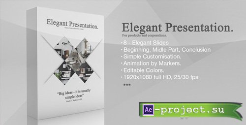 Elegant Presentation 6575583 - Project for After Effects 