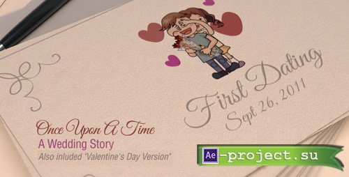 Videohive: Once Upon A Time - A Wedding Story - Project for After Effects