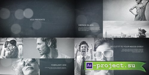 Videohive Vintage Black - A Photo Slideshow - Project for After Effects 