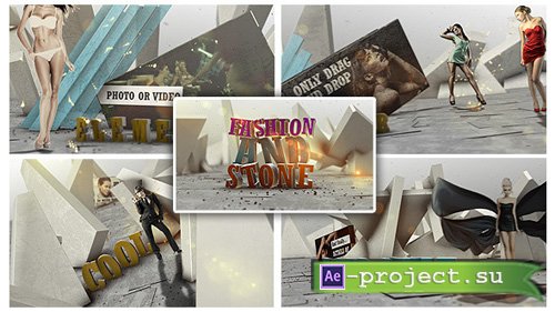 Videohive Fashion And Stone - Project for After Effects