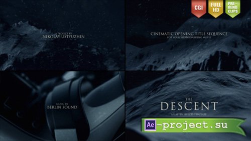 Videohive The Descent (Cinematic Titles) - Project for After Effects 