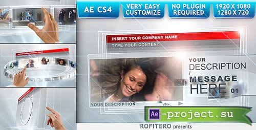 Videohive Touch Screens - Project for After Effects