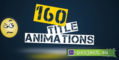 160 Title Animations - Project for After Effects (Videohive)