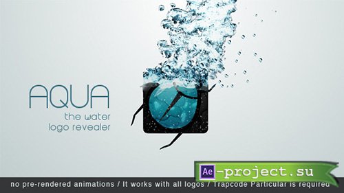 Aqua - The Water Logo Revealer - Project for After Effects (Videohive)