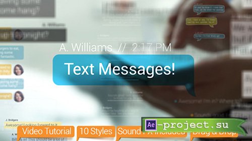 Text Messages - Project for After Effects (Videohive)
