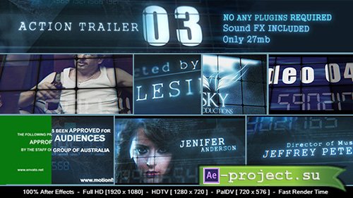 Action Trailer 3 - Project for After Effects (Videohive)