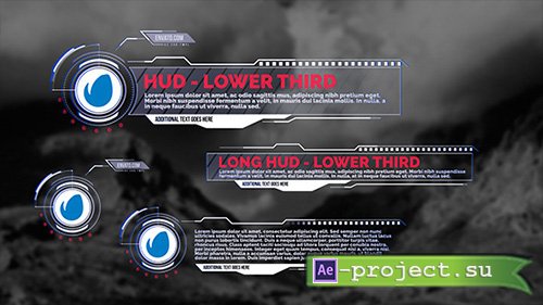 HUD - Lower Thirds - Project for After Effects (Videohive)