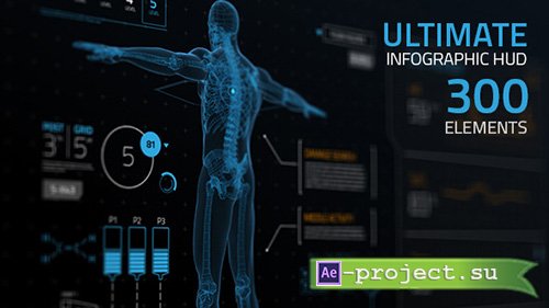 Ultimate Infographic HUD [300] - Project for After Effects (Videohive)