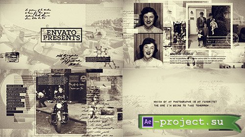 Videohive History in Photographs - Project for After Effects