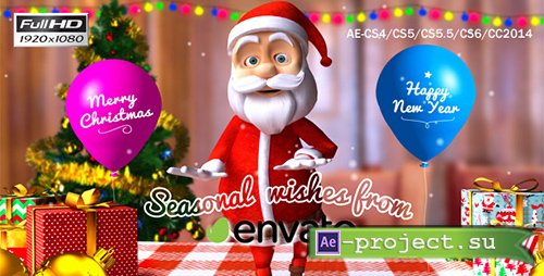 Christmas-Happy Santa - Project for AE (Videohive)