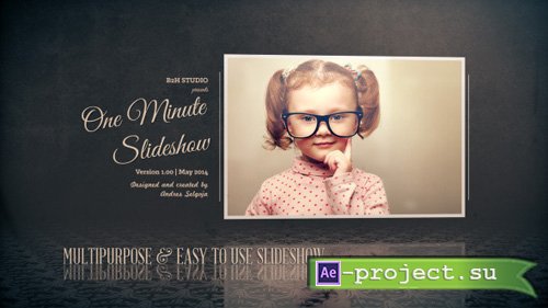 One Minute Slideshow - Project for After Effects (Videohive)