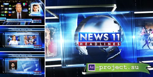 Broadcast Design News Package 03 - Project for AE (Videohive)