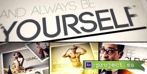Always BE Yourself - Photo Gallery - Project for After Effects (Videohive)
