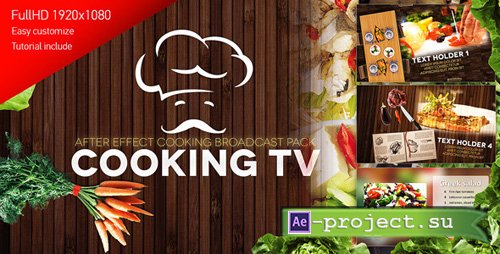 Cooking TV - After Effects Cook Broadcast Pack - Project for After Effects (Videohive)