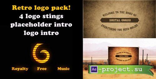 Retro Logo intro pack - Project for After Effects (Videohive)