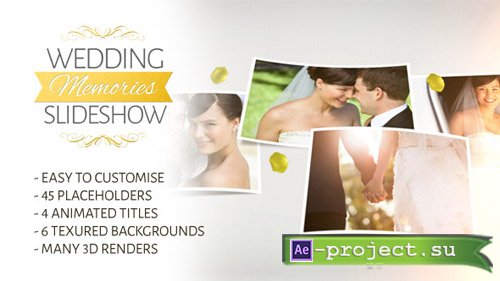 Videohive: Wedding Memories Slideshow - Project for After Effects