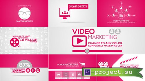Online Video Marketing Intro - Project for After Effects (Videohive)