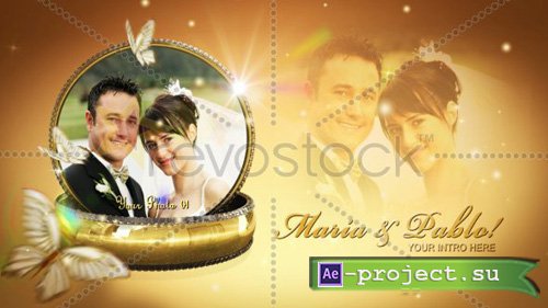 RevoStock Our Wedding Rings Montage V2 715090 - Project for After Effects 