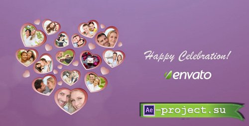 Heart Picture Frames - Project for After Effects (Videohive)