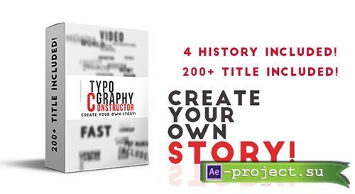 Typography Constructor - Project for After Effects (Videohive)
