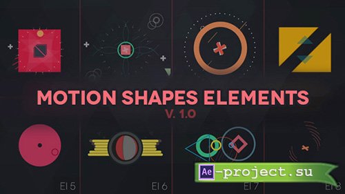 Motion Shapes - Animated Elements - Project for After Effects (Videohive)