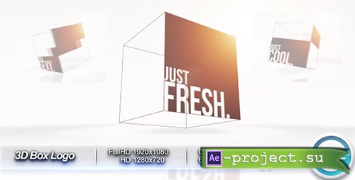 3D Box Logo - Project for After Effects (Videohive)