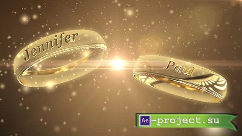 Wedding Rings - Project for After Effects