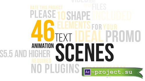 46 Dynamic Text Animations Pack - Project for After Effects (Videohive)