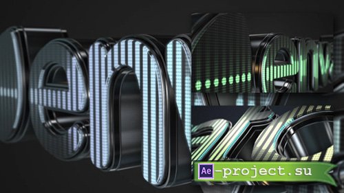 3D LED Logo Equalizer - Project for After Effects (Videohive)