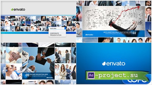 Multi Video Corporate Presentation - Project for After Effects (Videohive)