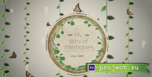 Videohive Story of Memories - Project for After Effects
