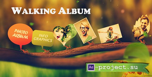 Videohive Walking Album - Project for After Effects