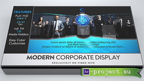 Videohive Modern Corporate Display - Project for After Effects