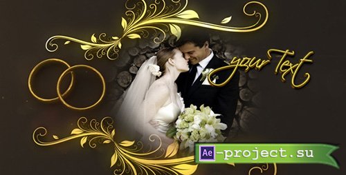 Videohive: Wedding Rings - Project for After Effects