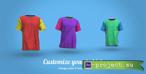 Videohive T-Shirt Walk - Project for After Effects