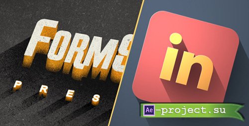 Videohive Long Shadow Titles & Logo Pack - Project for After Effects