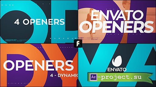 Videohive Dynamic Openers - Project for After Effects