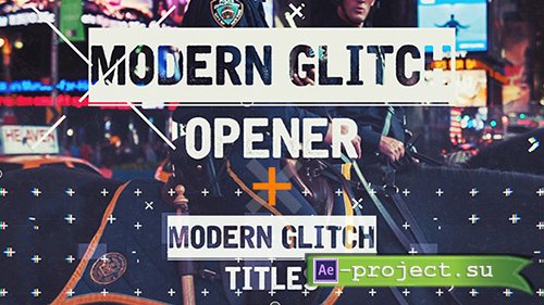 Videohive Epic Modern Glitch Opener - Project for After Effects