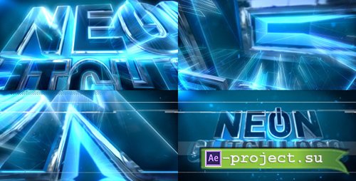 Videohive: Neon Glitch Logo - Project for After Effects