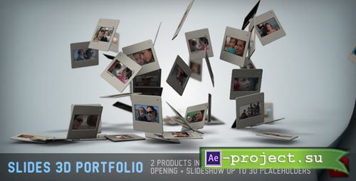 Videohive Slides 3D - Portfolio And Opening - Project for After Effects