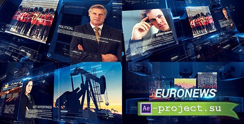 Videohive TV Broadcast News Packages - Project for After Effects